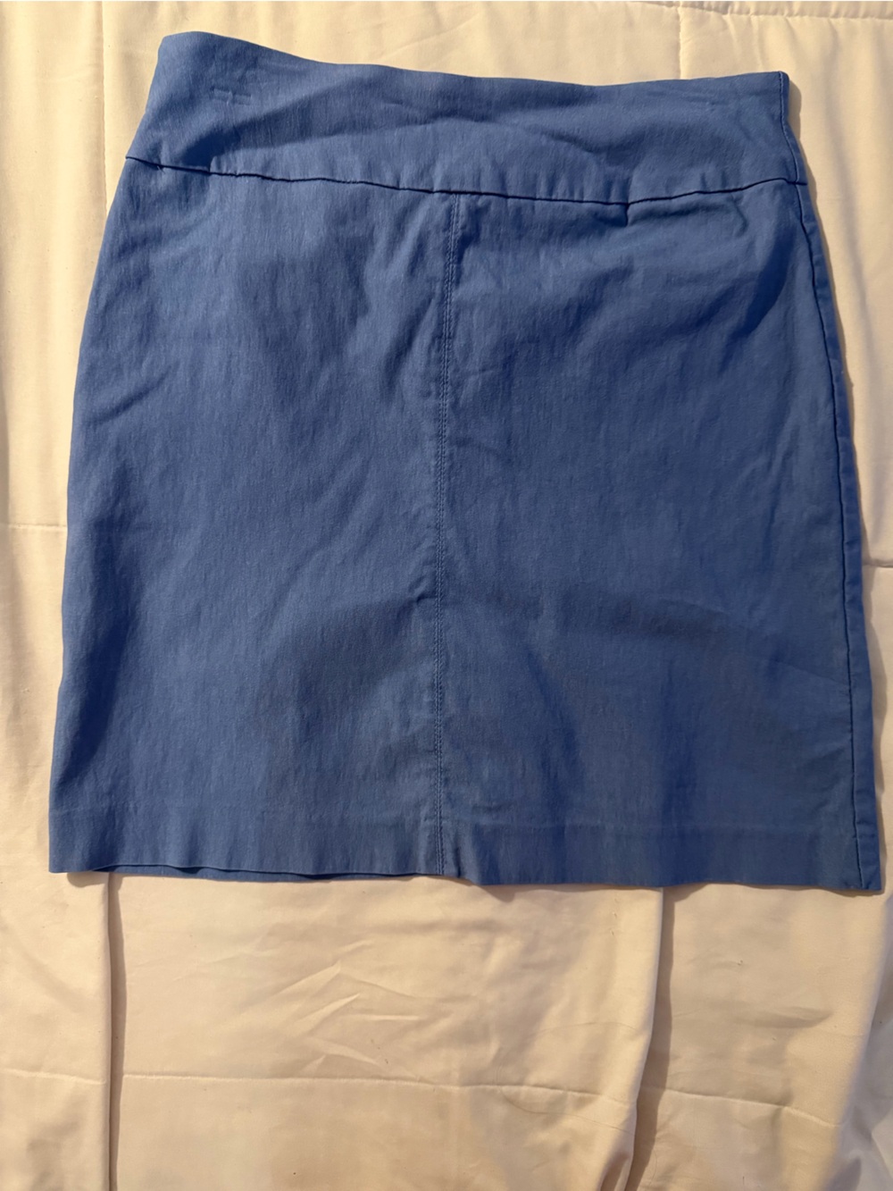 Lulu-B Blue Pencil Mini Skirt